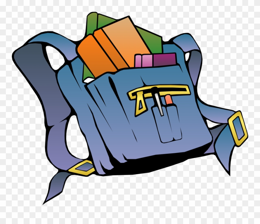 880x760 Bookbag Clipart Clip Art Library