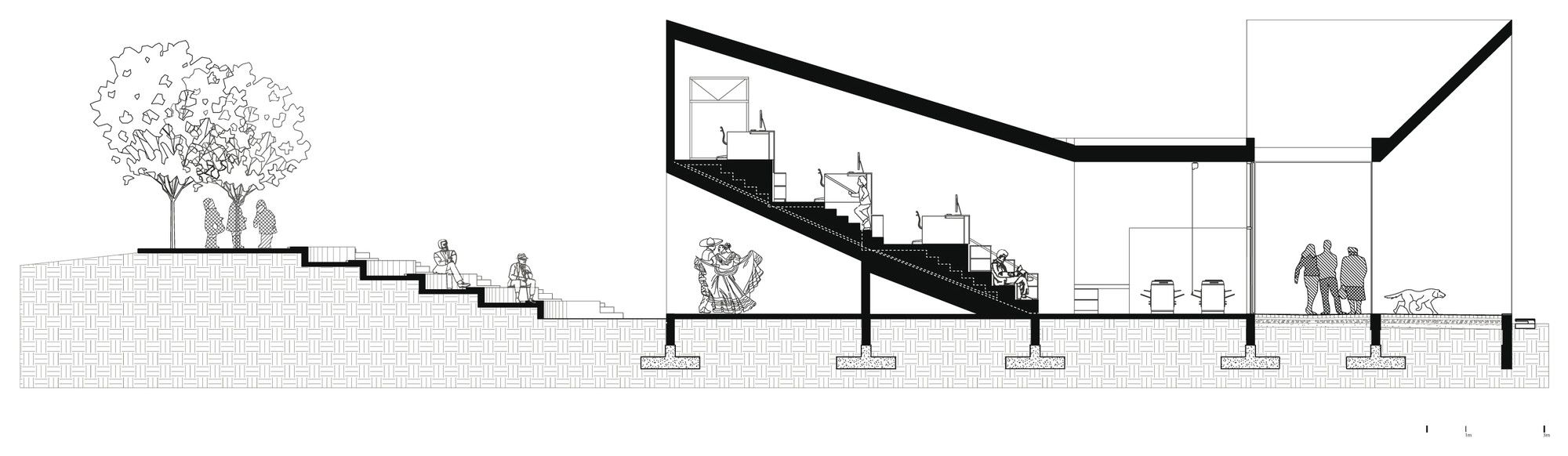 2000x582 Gallery Of Casa De Las Ideas Library Crostudio