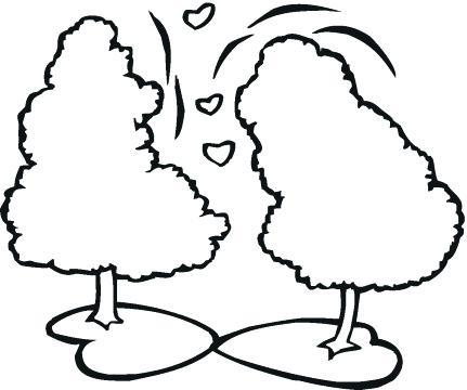 431x360 Tree Outlines Library Clip Art Library Tree Outlines License
