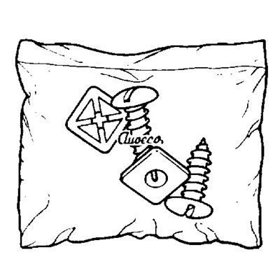 400x400 License Plate Hdwr Bag