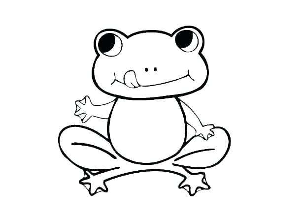615x439 Frog Printable Coloring Pages