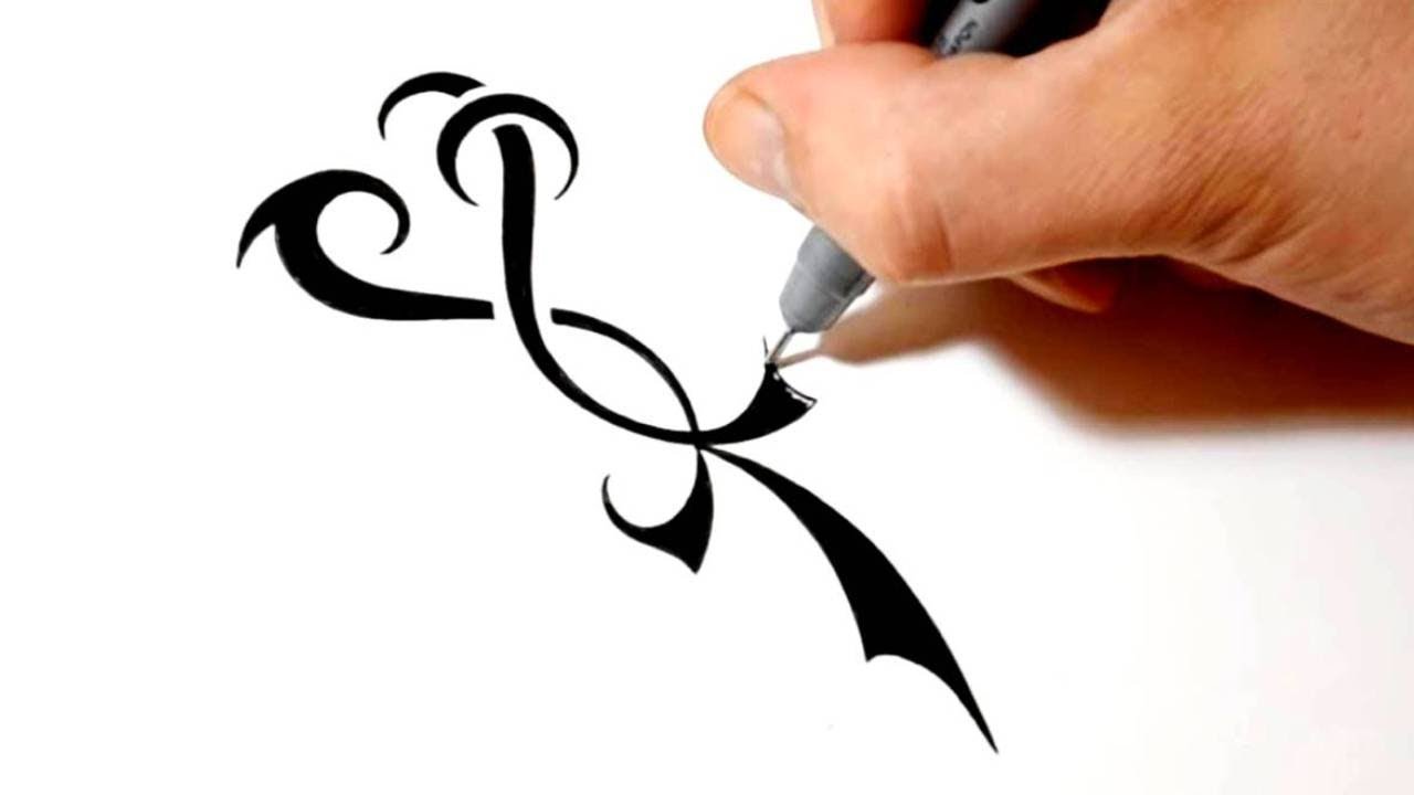 1280x720 drawing a love life loyalty tattoo design