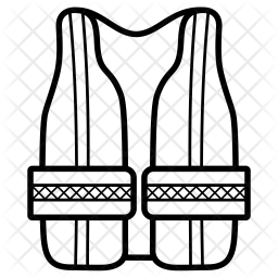 256x256 Life Jacket Icon Of Line Style