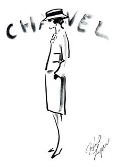 236x332 The Allure Of Chanel Original Drawing