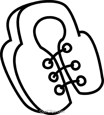 434x480 Life Vest Royalty Free Vector Clip Art Illustration