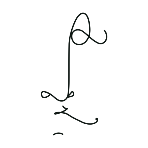 500x500 Line Drawing Minimalist Portrait Phone Case Ilaviu