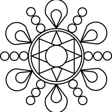 371x371 seed of life ring sacred geometry ring boho ring brass etsy