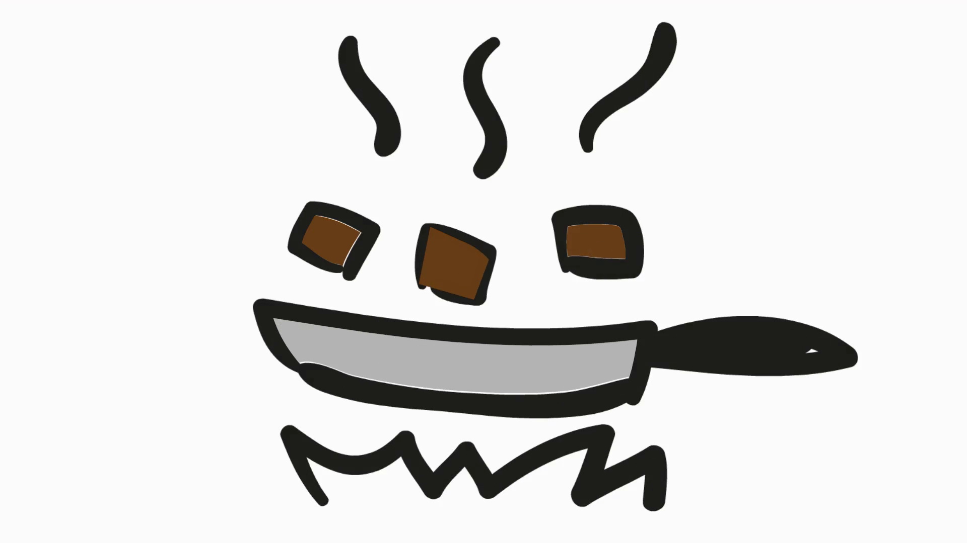 1920x1080 Fry Pan Cartoon Illustration Hand Drawn Animation Transparent