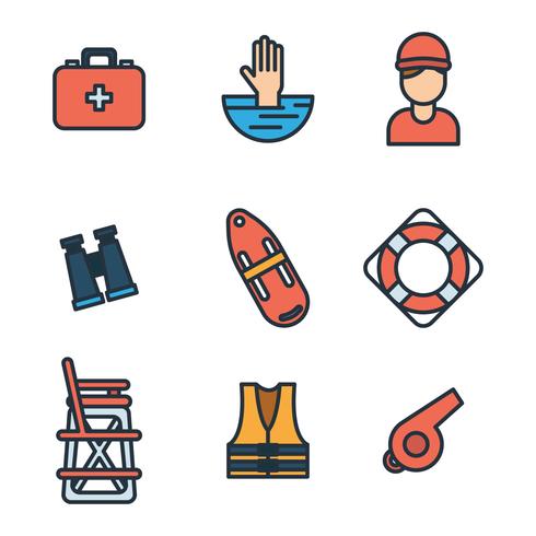 490x490 Outlined Lifeguard Objects