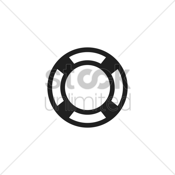 600x600 Lifesaver Vector Image