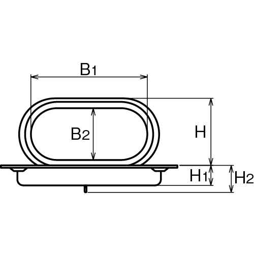 500x500 flush lift handle