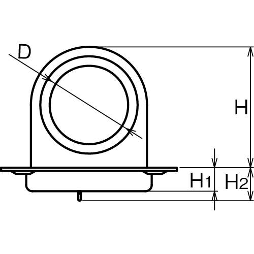 500x500 Flush Lift Pull