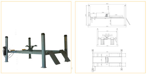 500x253 Four Post Alignment Lift