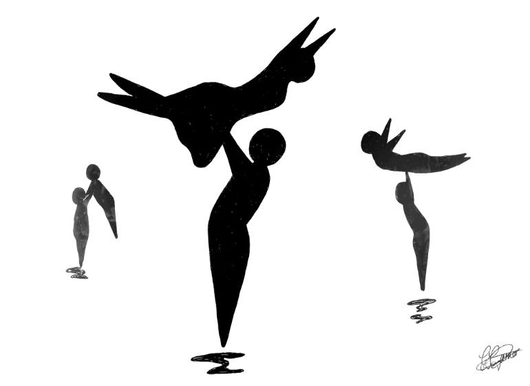 770x561 You Lift Me Up Drawing