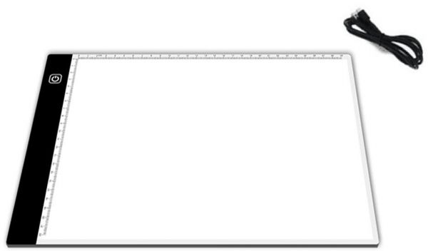 600x352 Digital Graphic Tablet Led Thin Drawing Board Electronic