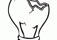 Light Bulb Line Drawing