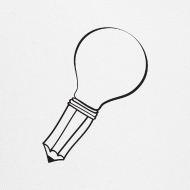 190x190 Light Bulb Pencil Good Idea Trucker Cap Spreadshirt