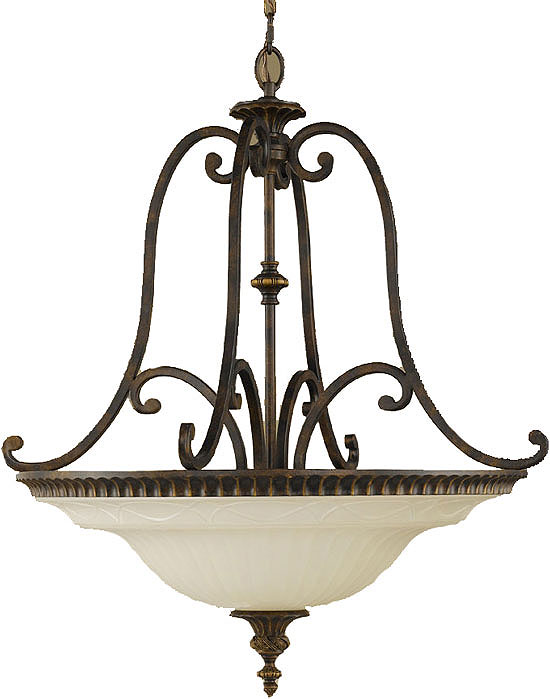 550x699 Feiss Drawing Room Inch Diameter Amber And Walnut