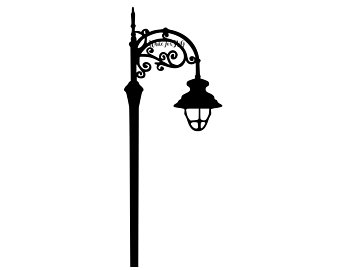 340x270 Lamp Post Drawing Etsy