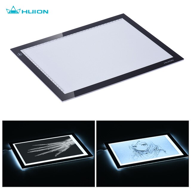 640x640 Huion Portable Led Light Drawing Table Graphics Tablet