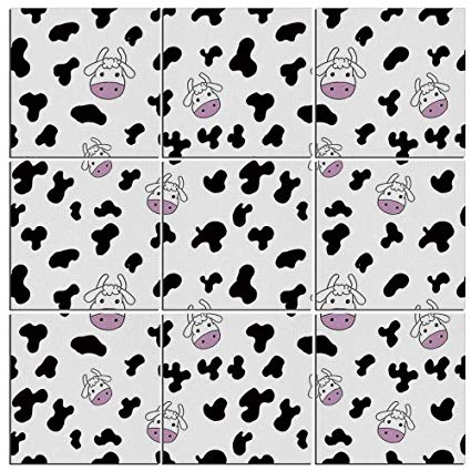 425x425 Canvas Wall Art Cow Print Modern Artwork Sailboat