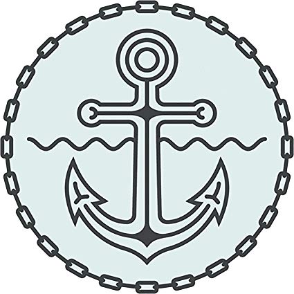 425x425 Cool Simple Nautical Maritime Lighthouse Cartoon Logo