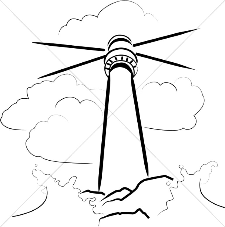 770x776 Guiding Lighthouse Christian Symbols