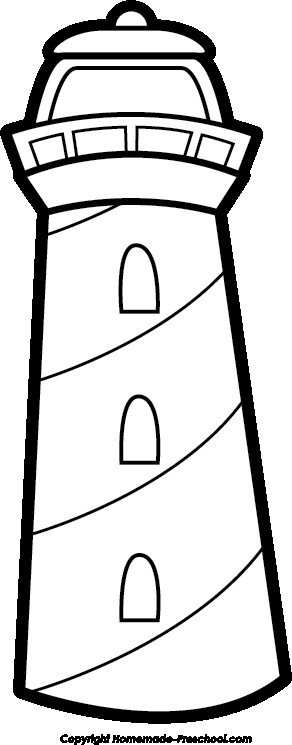 292x745 Lighthouse Clipart