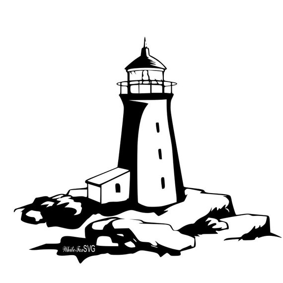 Lighthouse Line Drawing 