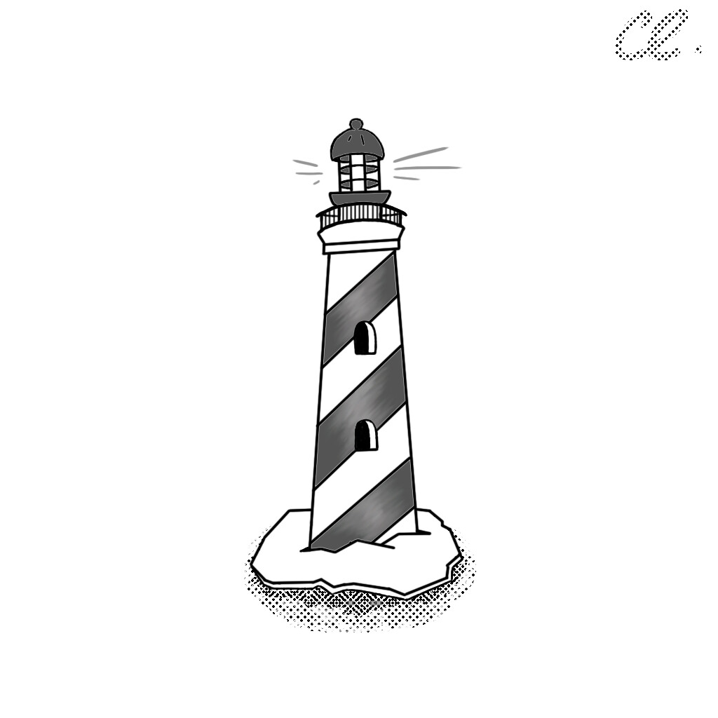 Simple Lighthouse Drawing At Getdrawings Free Download