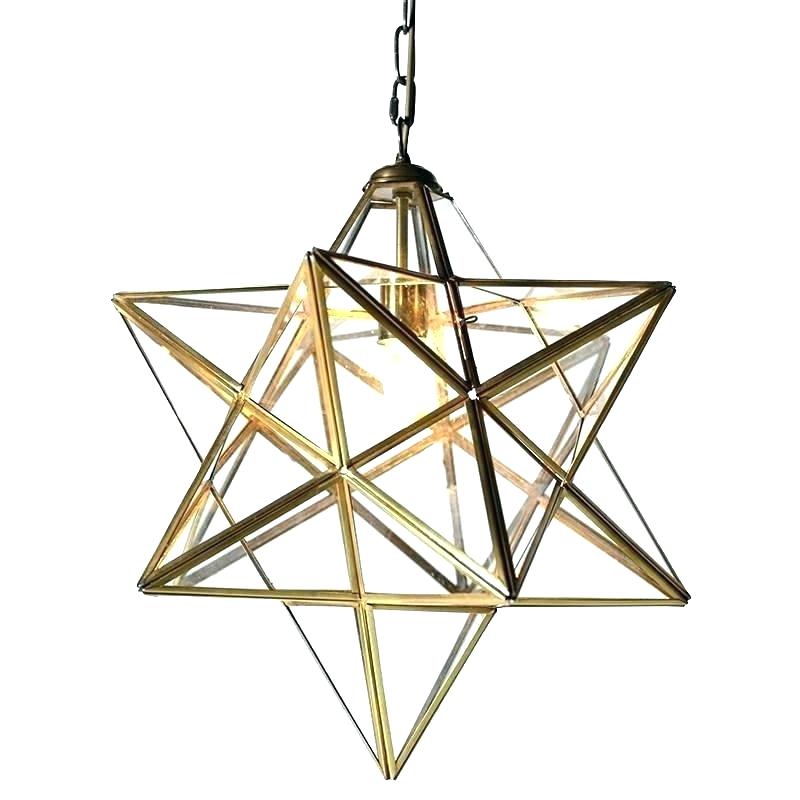 800x800 moravian star chandelier for star pendant chandelier gold glass