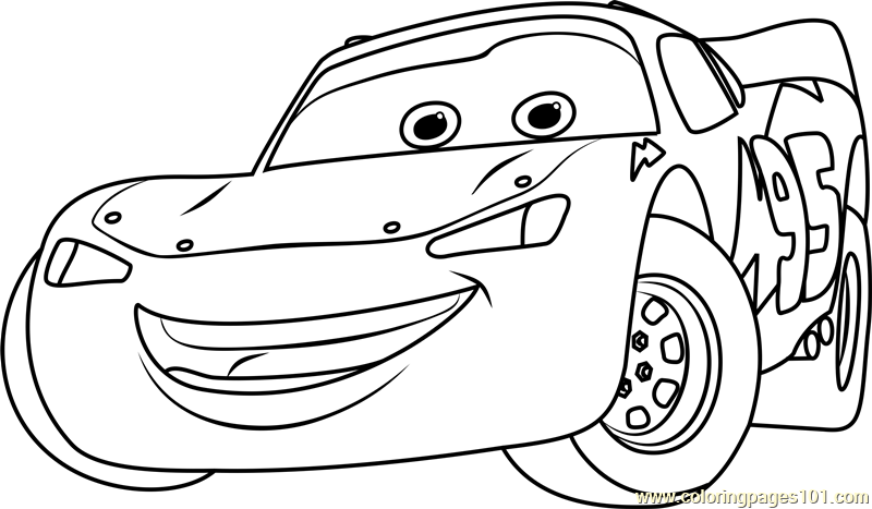 800x467 Lightning Mcqueen From Cars Coloring