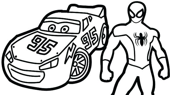 585x329 Lightning Mcqueen Coloring Pages Cars