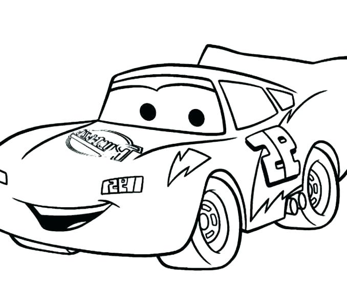 678x600 Lightning Mcqueen Coloring Pictures