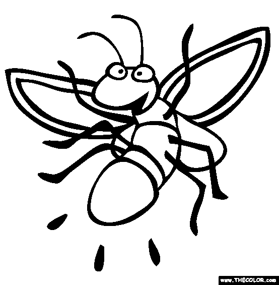 Lightning Bug Drawing