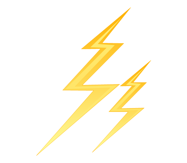 640x558 Lightning, Drawing, Electricity, Transparent Png Image Clipart