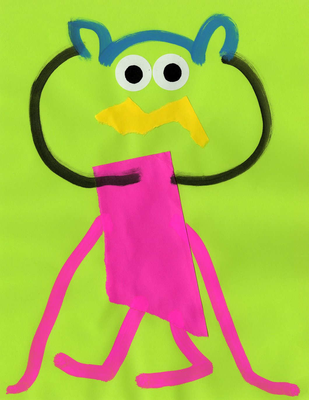 1060x1370 Lightning Lips Original Drawing Burgerplex