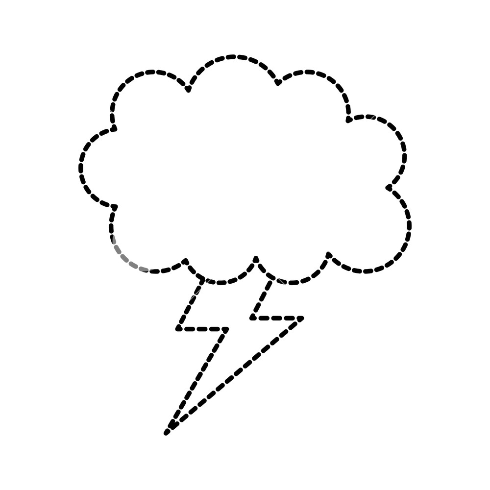 Lightning Storm Drawing | Free download on ClipArtMag