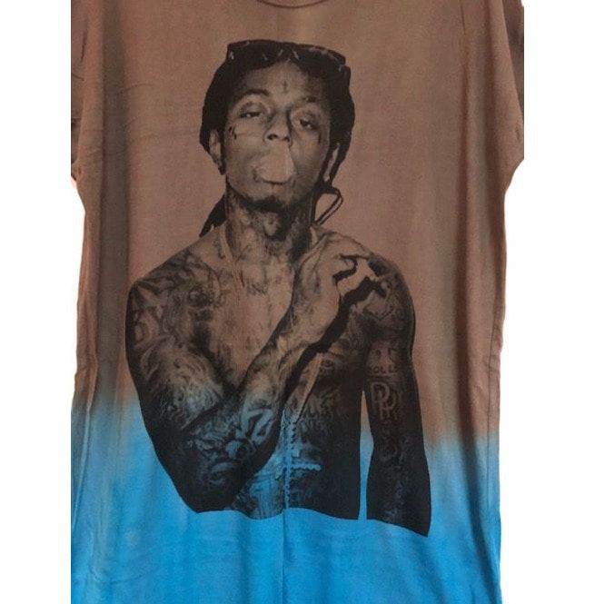 655x665 Lil Wayne Hip Hop Fashion T Shirt Dress Rebelsmarket