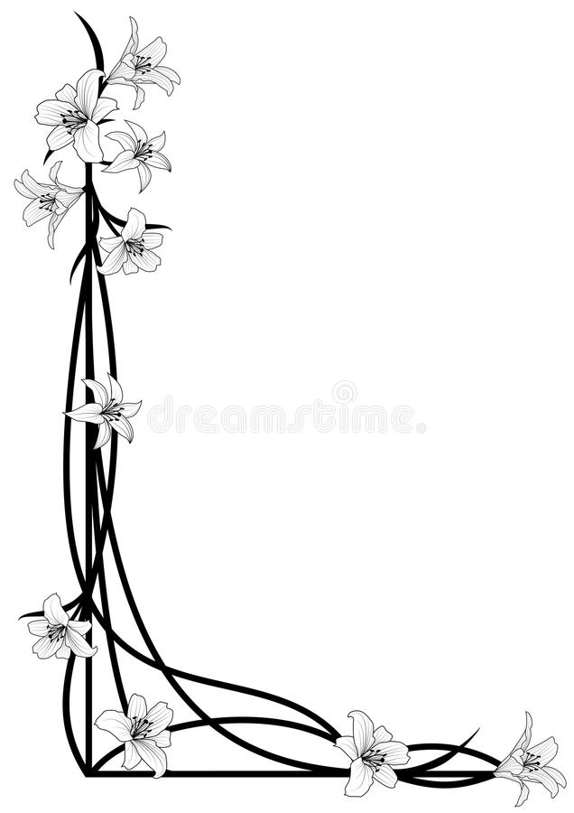 636x900 Collection Of Free Bordar Clipart Easter Lily Download On Ui Ex
