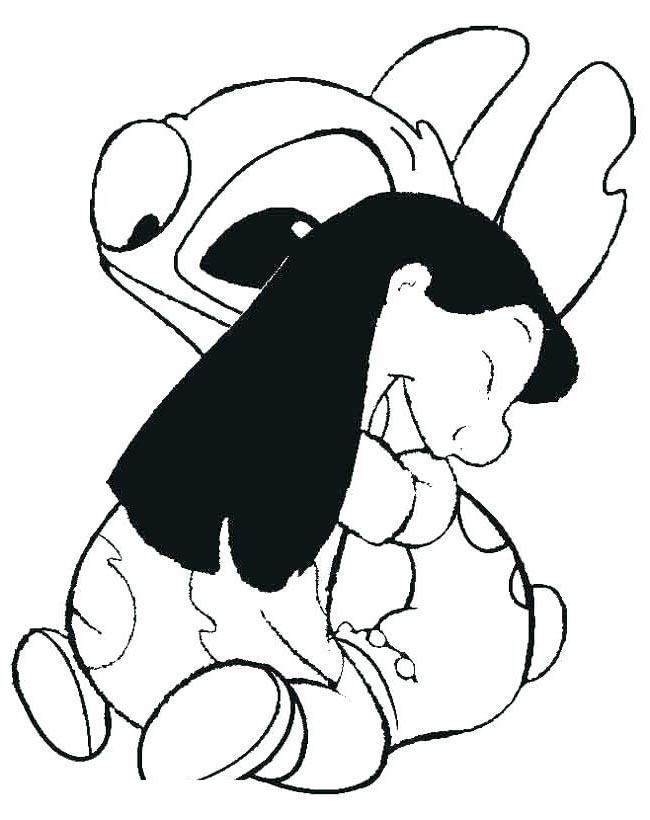 650x820 Lilo And Stitch Coloring Pages Printable Worksheet