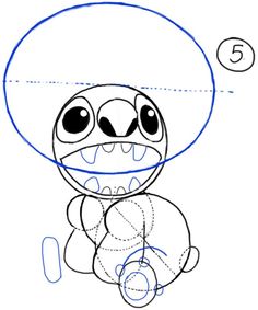 236x283 Best Lilo And Stitch Drawing Instructions Step