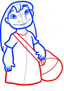 213x302 how to draw how to draw lilo from lilo and stitch