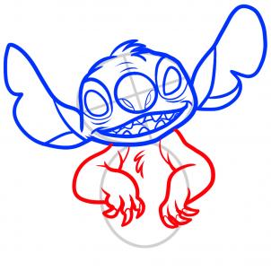 302x302 How To Draw How To Draw Stitch From Lilo And Stitch