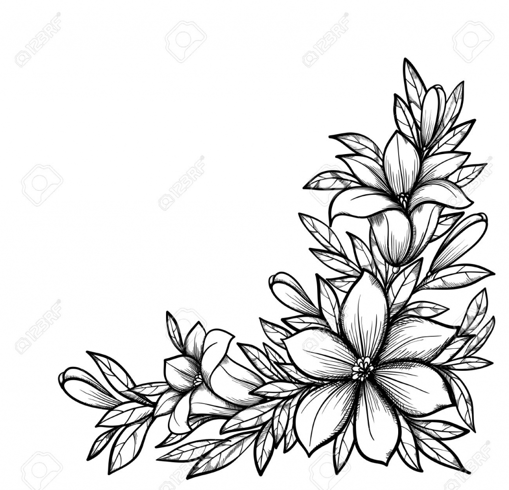 1024x986 Huge Collection Of 'flower Easy Drawing' Download More Than