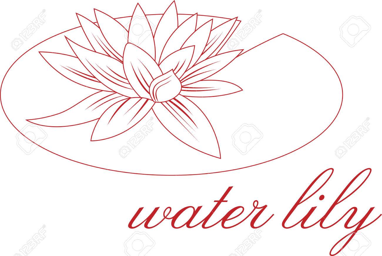 1300x872 Lily Pad Clipart Flower Drawing