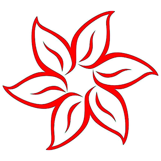 610x610 Lily Flower Tattoo Stencils