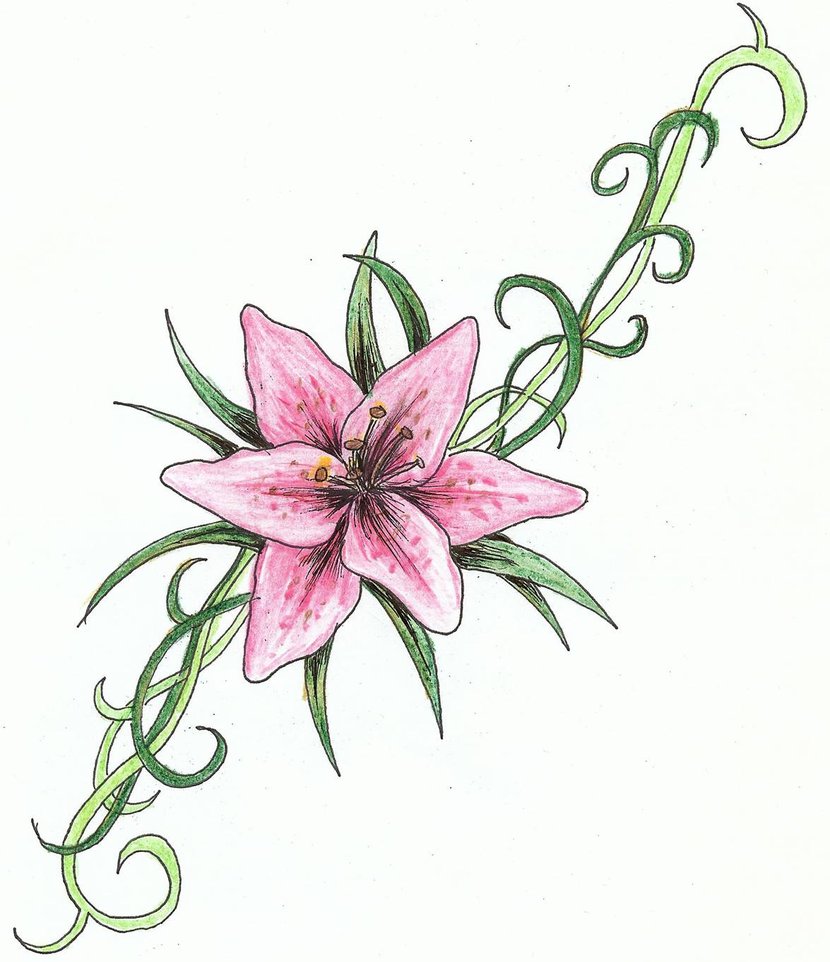 830x962 Tattoo Lily Of The Valley Designs