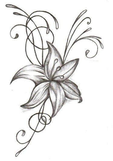 374x534 Dessin Fleur Tattoos Meez Flower Tattoo Designs