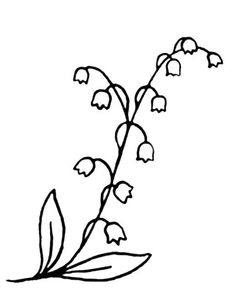 483x600 Free Pattern Friday Lily Of The Valley Embroidery Motifs Q Is